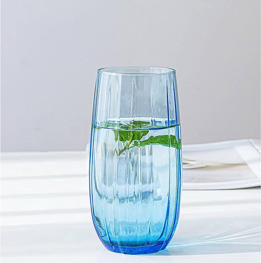 Blue Color Water and Juice Glasses | 510 ml