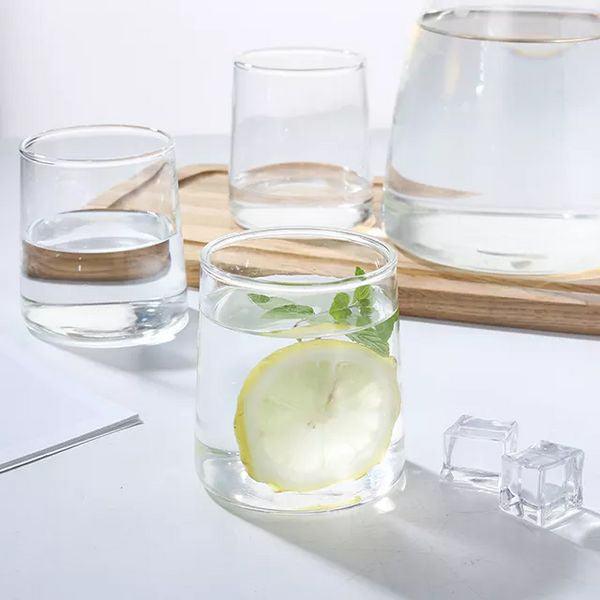 Transparent Conical Design Jug Set with 6 Glasses