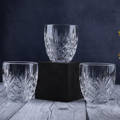 Floral Shaped Juice Glasses | 200 ml | Set Of 6