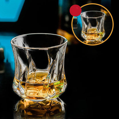 Set of 6 Swirl Whiskey Glass