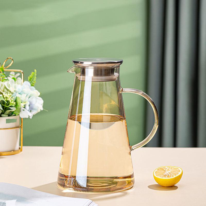 Borosilicate Jug with Lid For Water or Mocktail Pitcher