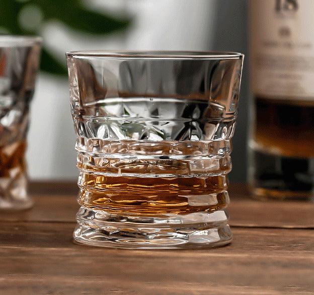 Durable Crystal Clear Whiskey Glass Set of 6 - Amora Crockery