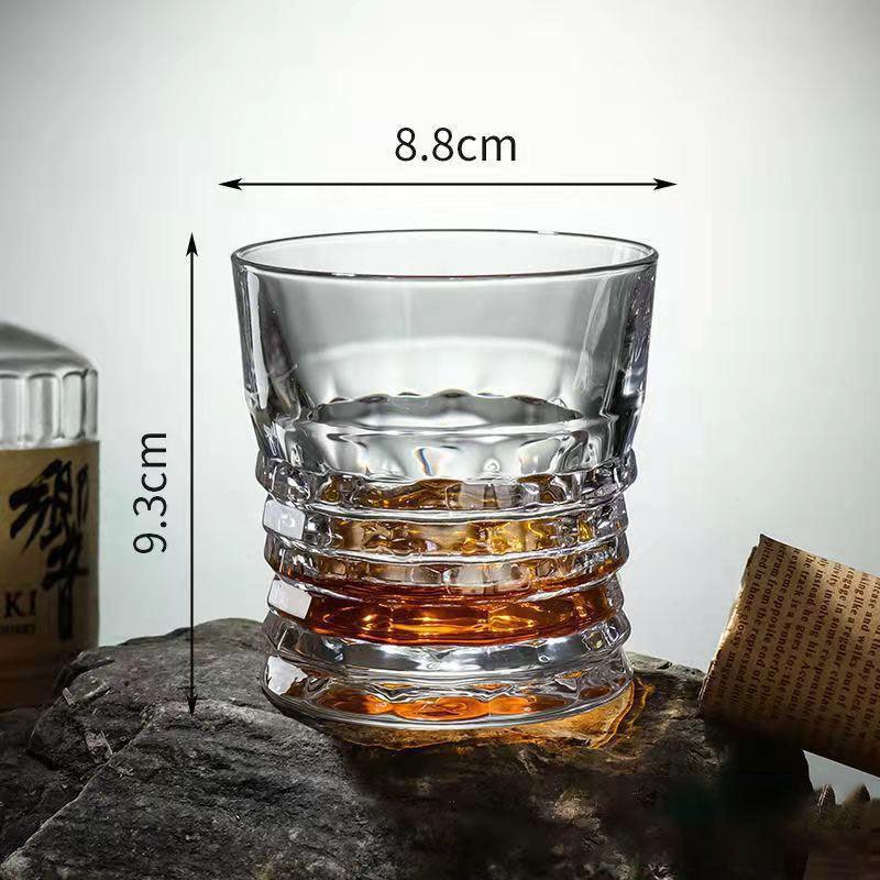 Durable Crystal Clear Whiskey Glass Set of 6 - Amora Crockery