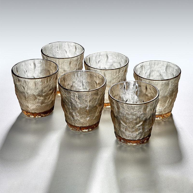 Textured Glass 260 ml in Set 6 - Amora Crockery